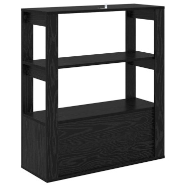 vidaXL Πλαϊνό γραφείο Μαύρη δρυς 30x80x90cm Επεξεργασμένο Ξύλο 1 τεμ.