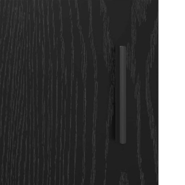 vidaXL Πλαϊνό γραφείο Μαύρη δρυς 30x80x90cm Επεξεργασμένο Ξύλο 1 τεμ.