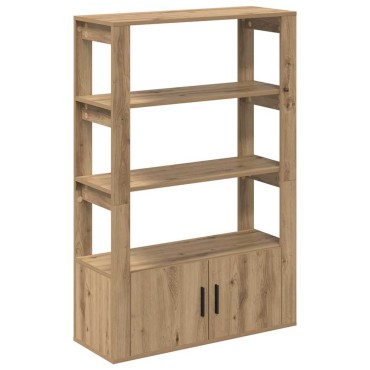 vidaXL Πλαϊνό γραφείο artisan δρυς 30x80x119.5 εκ 1 τεμ.