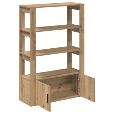 vidaXL Πλαϊνό γραφείο artisan δρυς 30x80x119.5 εκ 1 τεμ.