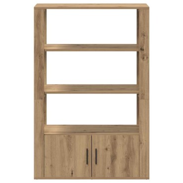 vidaXL Πλαϊνό γραφείο artisan δρυς 30x80x119.5 εκ 1 τεμ.