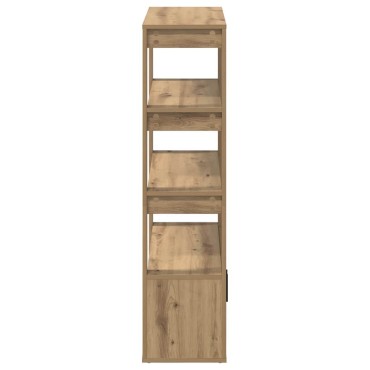 vidaXL Πλαϊνό γραφείο artisan δρυς 30x80x119.5 εκ 1 τεμ.