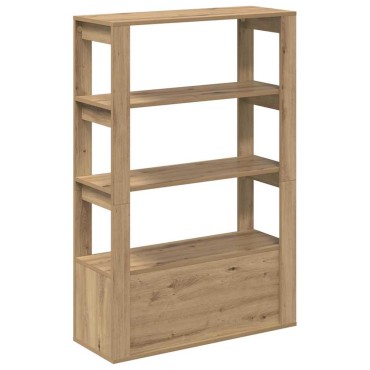 vidaXL Πλαϊνό γραφείο artisan δρυς 30x80x119.5 εκ 1 τεμ.