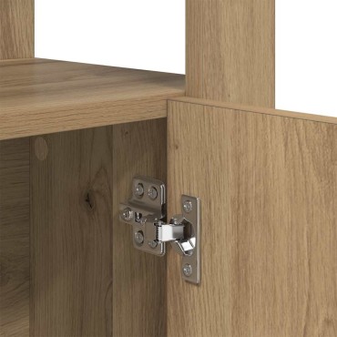 vidaXL Πλαϊνό γραφείο artisan δρυς 30x80x119.5 εκ 1 τεμ.