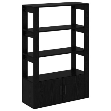 vidaXL Πλαϊνό γραφείο Μαύρη δρυς 30x80x119.5cm Επεξεργασμένο Ξύλο 1 τεμ.