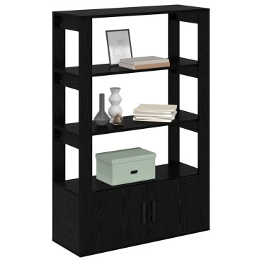 vidaXL Πλαϊνό γραφείο Μαύρη δρυς 30x80x119.5cm Επεξεργασμένο Ξύλο 1 τεμ.