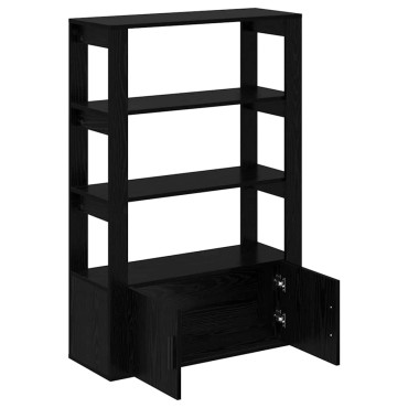 vidaXL Πλαϊνό γραφείο Μαύρη δρυς 30x80x119.5cm Επεξεργασμένο Ξύλο 1 τεμ.
