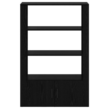 vidaXL Πλαϊνό γραφείο Μαύρη δρυς 30x80x119.5cm Επεξεργασμένο Ξύλο 1 τεμ.