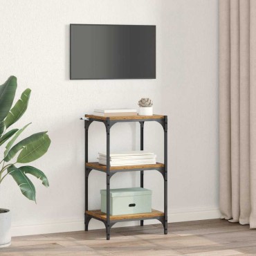 vidaXL Βιβλιοθήκη Παλαιό ξύλο 40x33x70,5cm 1 τεμ.