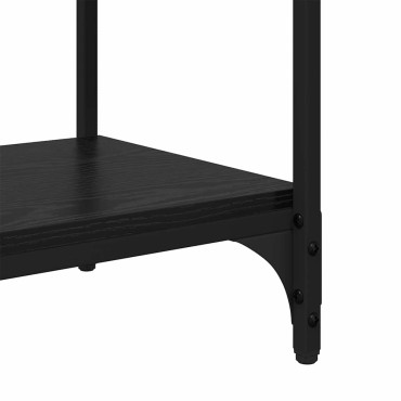 vidaXL Βιβλιοθήκη Μαύρη δρυς 60x33x70,5cm 1 τεμ.