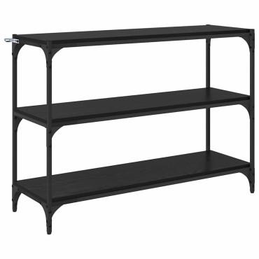 vidaXL Βιβλιοθήκη Μαύρη δρυς 100x33x70,5cm 1 τεμ.