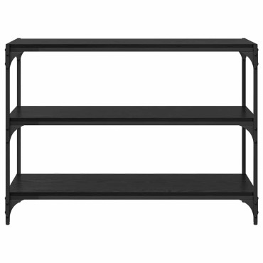 vidaXL Βιβλιοθήκη Μαύρη δρυς 100x33x70,5cm 1 τεμ.