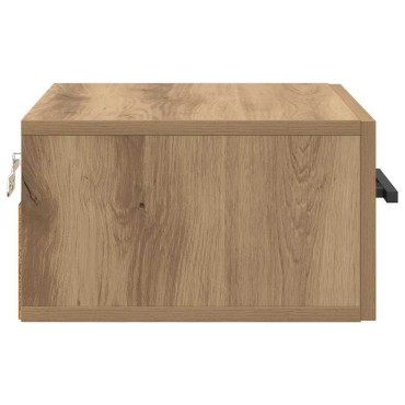 vidaXL Κομοδίνο 35x35x20cm Επεξεργασμένο Ξύλο artisan δρυς 1 τεμ.