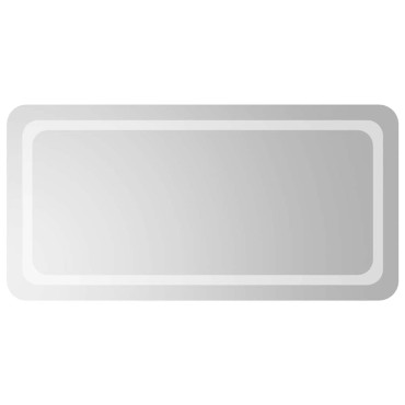 vidaXL Καθρέφτης Μπάνιου με LED 100x50 εκ.