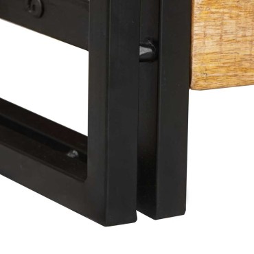 vidaXL Τραπέζια Κονσόλες 2 τμχ. Καφέ 200x33x75 εκ