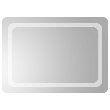 vidaXL Καθρέφτης Μπάνιου με LED 70x50 εκ.