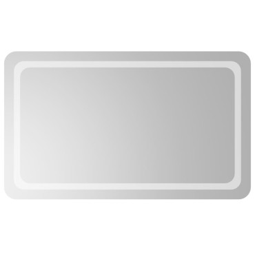 vidaXL Καθρέφτης Μπάνιου με LED 60x100 εκ.