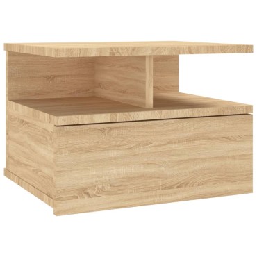 vidaXL Κομοδίνο Κρεμαστό Sonoma Δρυς 40x31x27cm από Επεξ. Ξύλο 1 τεμ.