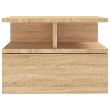 vidaXL Κομοδίνο Κρεμαστό Sonoma Δρυς 40x31x27cm από Επεξ. Ξύλο 1 τεμ.
