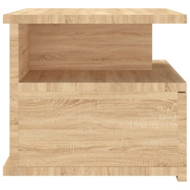 vidaXL Κομοδίνο Κρεμαστό Sonoma Δρυς 40x31x27cm από Επεξ. Ξύλο 1 τεμ.