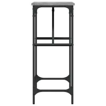 vidaXL Τραπέζι Κονσόλα Γκρι Sonoma 75x32x75cm Επεξεργασμένο Ξύλο 1 τεμ.