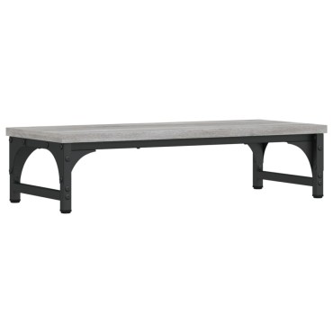 vidaXL Βάση Οθόνης Γκρι Sonoma 55 x 23 x 14 εκ. από Επεξεργασμένο Ξύλο