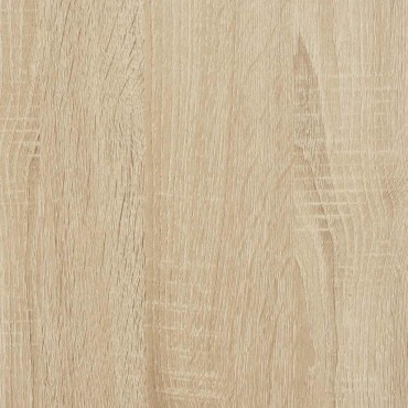 vidaXL Συρταριέρα με Συρτάρια Sonoma Δρυς 37,5x35x99cm από Επεξ. Ξύλο 1 τεμ.