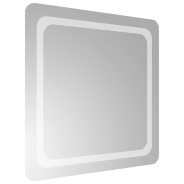 vidaXL Καθρέφτης Μπάνιου με LED 60x60 εκ.