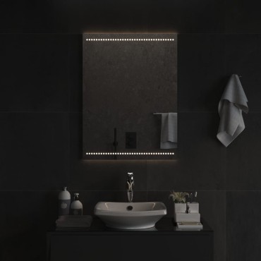 vidaXL Καθρέφτης Μπάνιου με LED 60x80 εκ.