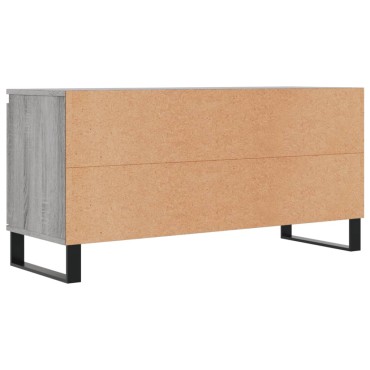 vidaXL Έπιπλο Τηλεόρασης Γκρι Sonoma 104x35x50cm Επεξεργ. Ξύλο