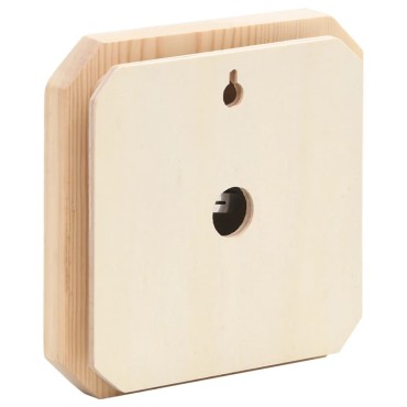 vidaXL Σετ 2 σε 1 Υγροθερμογράφος & Κλεψύδρα Σάουνας Μασίφ Ξύλο Πεύκου