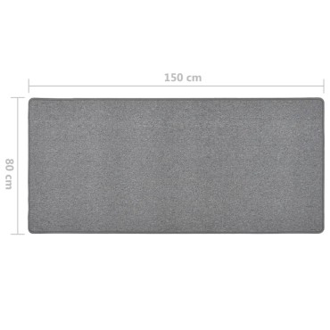vidaXL Χαλί Διάδρομος Σκούρο Γκρι 80x150cm