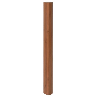 vidaXL Χαλί Ορθογώνιο Καφέ 60x100cm Μπαμπού