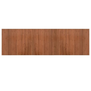 vidaXL Χαλί Ορθογώνιο Καφέ 60x200cm Μπαμπού