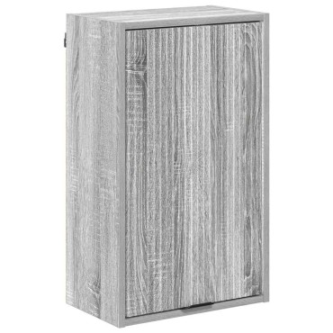 vidaXL Ντουλάπι Μπάνιου Γκρίζο Σονομα 39x23,5x65cm 1 τεμ.