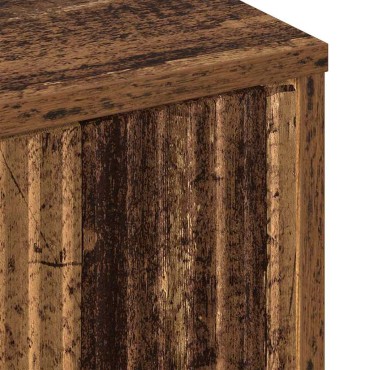 vidaXL Πλαϊνό γραφείο Παλιό ξύλο 69,5x33x82cm Επεξεργασμένο Ξύλο 1 τεμ.