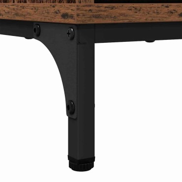 vidaXL Πλαϊνό γραφείο Παλιό ξύλο 69,5x33x82cm Επεξεργασμένο Ξύλο 1 τεμ.