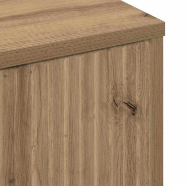 vidaXL Πλαϊνό γραφείο Artisan Oak 69,5x33x82cm 1 τεμ.