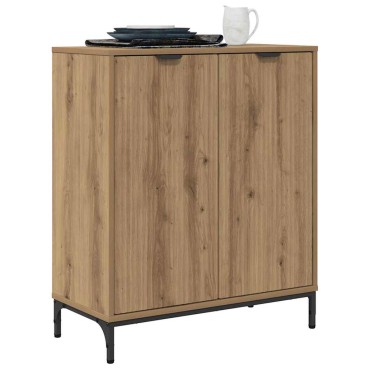 vidaXL Πλαϊνό γραφείο Artisan Oak 69,5x33x82cm 1 τεμ.