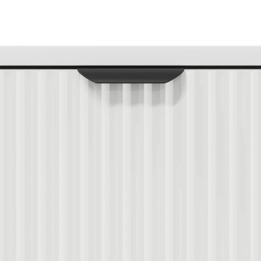 vidaXL Πλαϊνό γραφείο Λευκό 79,5x33x82cm Επεξεργασμένο Ξύλο 1 τεμ.