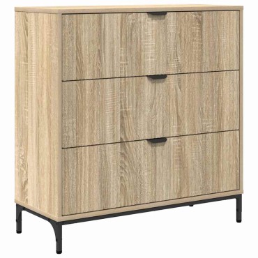 vidaXL Πλαϊνό γραφείο Δρύς Sonoma 79,5x33x82cm Επεξεργασμένο Ξύλο 1 τεμ.