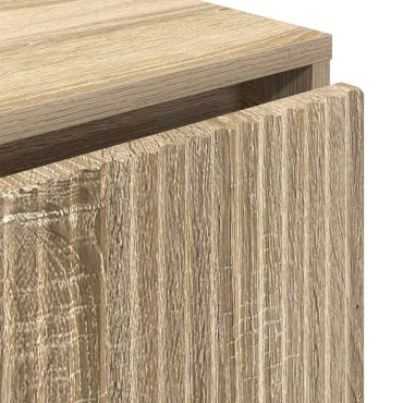 vidaXL Πλαϊνό γραφείο Δρύς Sonoma 79,5x33x82cm Επεξεργασμένο Ξύλο 1 τεμ.