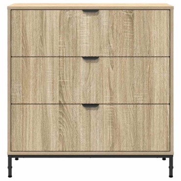 vidaXL Πλαϊνό γραφείο Δρύς Sonoma 79,5x33x82cm Επεξεργασμένο Ξύλο 1 τεμ.