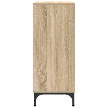 vidaXL Πλαϊνό γραφείο Δρύς Sonoma 79,5x33x82cm Επεξεργασμένο Ξύλο 1 τεμ.