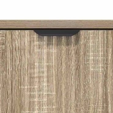 vidaXL Πλαϊνό γραφείο Δρύς Sonoma 79,5x33x82cm Επεξεργασμένο Ξύλο 1 τεμ.