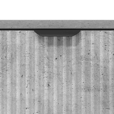 vidaXL Πλαϊνό γραφείο Σκυρόδεμα Γκρι 79,5x33x82 εκ 1 τεμ.