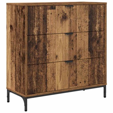 vidaXL Πλαϊνό γραφείο Παλιό ξύλο 79,5x33x82cm Επεξεργασμένο Ξύλο 1 τεμ.