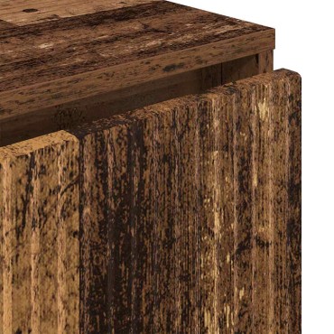 vidaXL Πλαϊνό γραφείο Παλιό ξύλο 79,5x33x82cm Επεξεργασμένο Ξύλο 1 τεμ.
