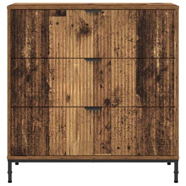 vidaXL Πλαϊνό γραφείο Παλιό ξύλο 79,5x33x82cm Επεξεργασμένο Ξύλο 1 τεμ.