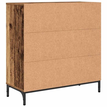 vidaXL Πλαϊνό γραφείο Παλιό ξύλο 79,5x33x82cm Επεξεργασμένο Ξύλο 1 τεμ.